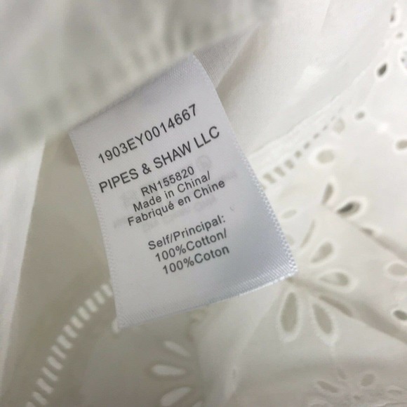 Veronica Beard Gale Blouse White Embroidery White - Picture 6 of 9